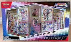 Pokemon TCG Prismatic Evolutions Premium Figure Collection Box Sealed New - Image 1