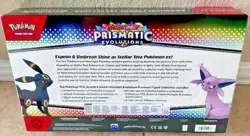Pokemon TCG Prismatic Evolutions Premium Figure Collection Box Sealed New - Image 2