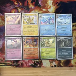 Pokemon TCG Prismatic Eeveelutions Vaporeon Flareon Jolteon Umbreon - Image 1