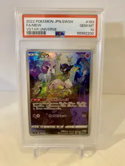 PSA 10 Mew AR VSTAR Universe 183/172 s12a 2022 Pokemon Card Japanese - Image 1
