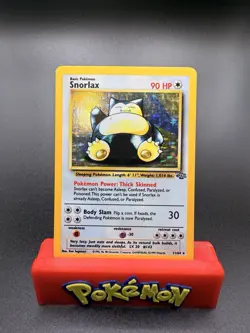 Pokemon TCG SNORLAX HOLO Jungle 11/64 Unlimited LP Rare Pokemon - Image 1