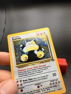 Pokemon TCG SNORLAX HOLO Jungle 11/64 Unlimited LP Rare Pokemon - Image 4