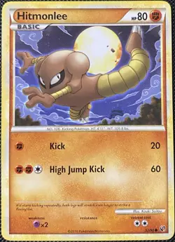 Hitmonlee 52/90 Undaunted Regular - Pokemon Card - Image 1