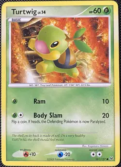 Turtwig 101/127 Platinum Regular (See Photos) Pokemon Card - Image 1