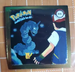 Pokemon - Onix R10 Gold Bordered Holo - Artbox Series 1, 1999 Sticker - Image 1