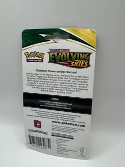 New Sealed 🔥 Pokemon TCG Evolving Skies Blister Pack Eevee Promo & Coin - Image 2