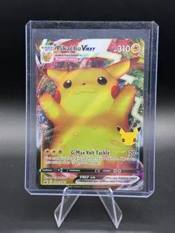Pikachu VMAX SWSH062 BLACK STAR Promo Celebrations 25th Ann. Pokemon MINT - Image 1