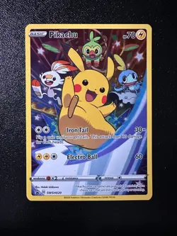 POKEMON TCG - SWORD & SHIELD PROMO - PIKACHU SWSH020 - Image 1