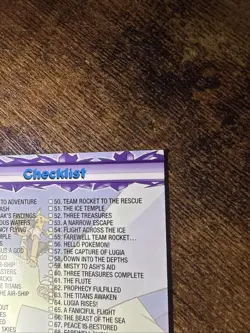 Topps Pokemon The Movie 2000 Checklist Lugia Blue Label Non Holo Card - Image 4