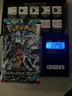 Heavy 22.46g Pokemon Sealed Paradox Rift Booster Pack - Image 1