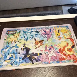 Pokemon Prismatic Evolutions Super Premium Collection SPC Playmat USED - Image 1