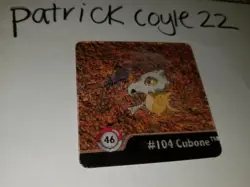 Artbox Pokemon Action Flipz Series One #46 (Cubone & Marowak) NM - Image 1