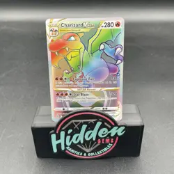 Pokemon - Brilliant Stars Rainbow Rare Secret Charizard VSTAR 174/172 NM - Image 1