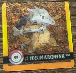 1999 Artbox Pokemon Action Flipz - Premier Edition Cubone Marowak #08 - Image 1