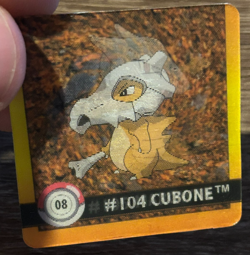 1999 Artbox Pokemon Action Flipz - Premier Edition Cubone Marowak #08 - Image 2
