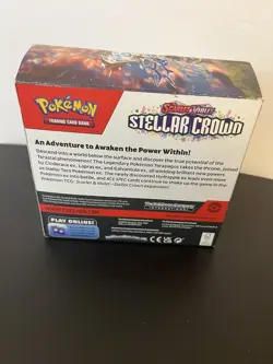 Pokemon TCG Scarlet & Violet Stellar Crown Empty Booster Box Display - New - Image 3