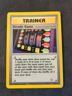 Pokemon Card - Arcade Game Neo Genesis 83/111 Rare LP - Image 1