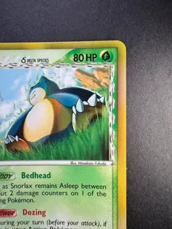 Snorlax Reverse Holo Rare EX Dragon Frontiers 2006 Pokemon TCG 10/101 - Image 3