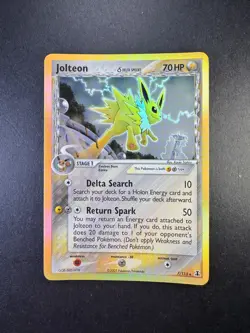Pokemon Jolteon 2005 EX Delta Species 7/113 Holo TCG - Image 1