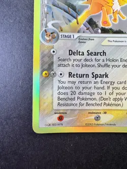 Pokemon Jolteon 2005 EX Delta Species 7/113 Holo TCG - Image 4