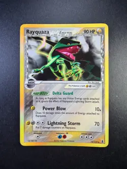 Pokemon Rayquaza EX Delta Species Holo Rare 13/113 2005 TCG - Image 1