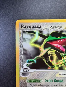 Pokemon Rayquaza EX Delta Species Holo Rare 13/113 2005 TCG - Image 2