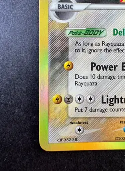 Pokemon Rayquaza EX Delta Species Holo Rare 13/113 2005 TCG - Image 4