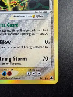 Pokemon Rayquaza EX Delta Species Holo Rare 13/113 2005 TCG - Image 5