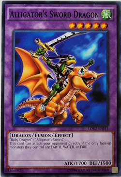 YUGIOH - Alligator's Sword Dragon - LDK2-ENJ43 - Unlimited Ed - Common - NM/M - Image 1