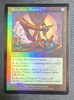 Retrofitter Foundry Judge Academy Promos Foil MTG NM Magic Card - Image 1