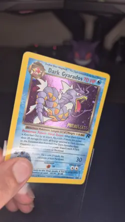 Pokemon Card - Prerelease Dark Gyarados 8/82 Team Rocket Promo Holo- LP - Image 3