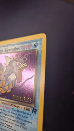 Pokemon Card - Prerelease Dark Gyarados 8/82 Team Rocket Promo Holo- LP - Image 5