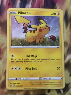 Pikachu SWSH039 SWSH: Sword & Shield Promo Cards Holo - Pokemon Card - Image 1