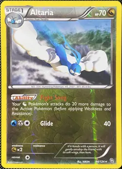 Altaria 84/124 Dragons Exalted Reverse Holo - Pokemon Card - Image 1