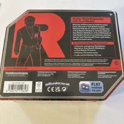 Team Rocket’s Tainted Horn Destined Rivals Tin Pokemon Trading Card Game. - Image 4