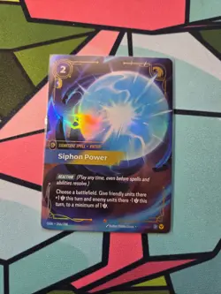 Riftbound Siphon Power Spell English card 266/298 Viktor Signature Spell - Image 1