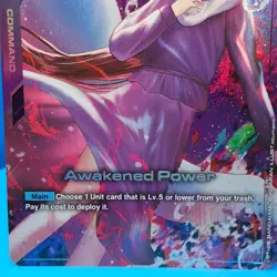 Awakened Power (110) R+ Alt Art Dual Impact Gundam Card Game - Image 2