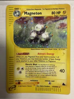 Magneton H18/H32 Skyridge Holo - Pokemon Card 2003 - Classic/Vintage - Image 1