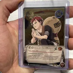 Naruto CCG 2006 Gaara of the Desert 112 Super Rare Unlimited Edition LP Card - Image 2