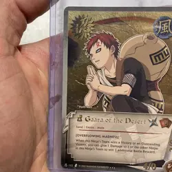 Naruto CCG 2006 Gaara of the Desert 112 Super Rare Unlimited Edition LP Card - Image 3