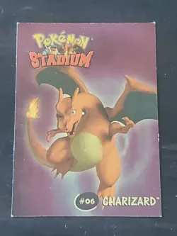 Pokemon Charizard 2000 Danone Stadium Promo #06 Holographic Card - Image 1