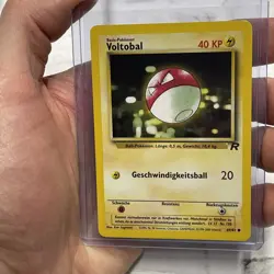 Pokemon TCG Card Team Rocket German Voltorb 69/82 NM Near Mint Vintage Voltobal - Image 1