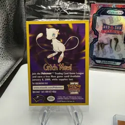 SEALED 1999 Pokemon Promo Card “Catch Mew" WOTC "Pokemon The First Movie" - Image 1