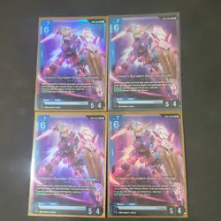 x4 Unicorn Gundam (Destroy Mode) - Newtype Rising #GD01-002 LR Gundam Card Game - Image 1