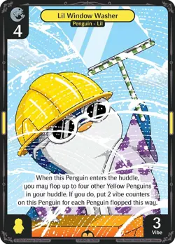Vibes TCG Lil Window Washer - Legend of the Lils Card # 036 - Image 1