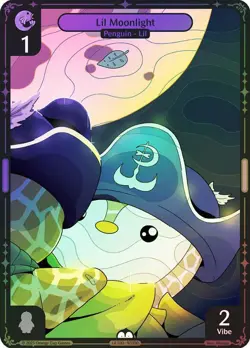 Vibes TCG FOIL Lil Moonlight - Legend of the Lils Card # 097 - Image 1