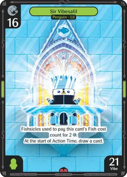 Vibes TCG Sir Vibesalil - Legend of the Lils Card # 063 - Image 1
