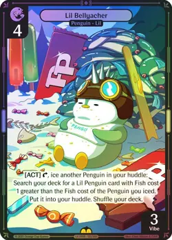 Vibes TCG FOIL Lil Bellyacher - Legend of the Lils Card # 132 - Image 1
