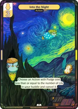 Vibes TCG FOIL Into the Night - Legend of the Lils Card # 045 - Image 1