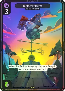 Vibes TCG FOIL Feather Forecast - Legend of the Lils Card # 138 - Image 1